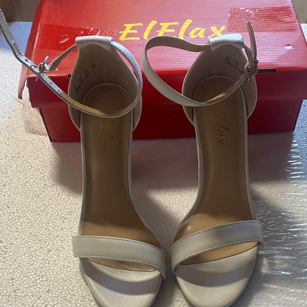 Women's White Sandals